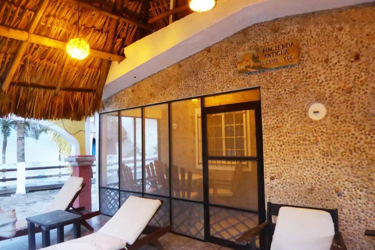 Hacienda Antigua Villa, 50M From Sandy Beach El Cuyo Dış mekan fotoğraf